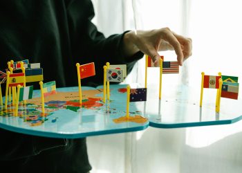 Zastavice zemalja na staklu